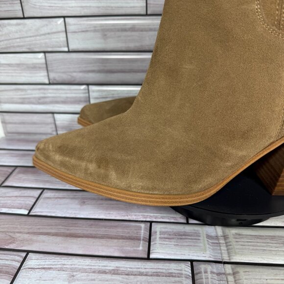 Marc Fisher LTD Women's Brown Suede Pointed Toe Ankle Bootie Shoe‎ Size 13-NEW - Picture 4 of 8